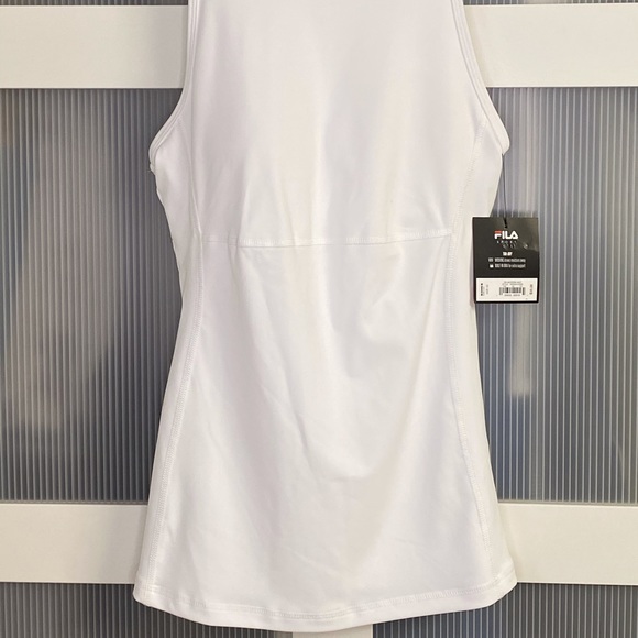 Fila. Women’s Xs. White Tank with built in bra. - Picture 2 of 4